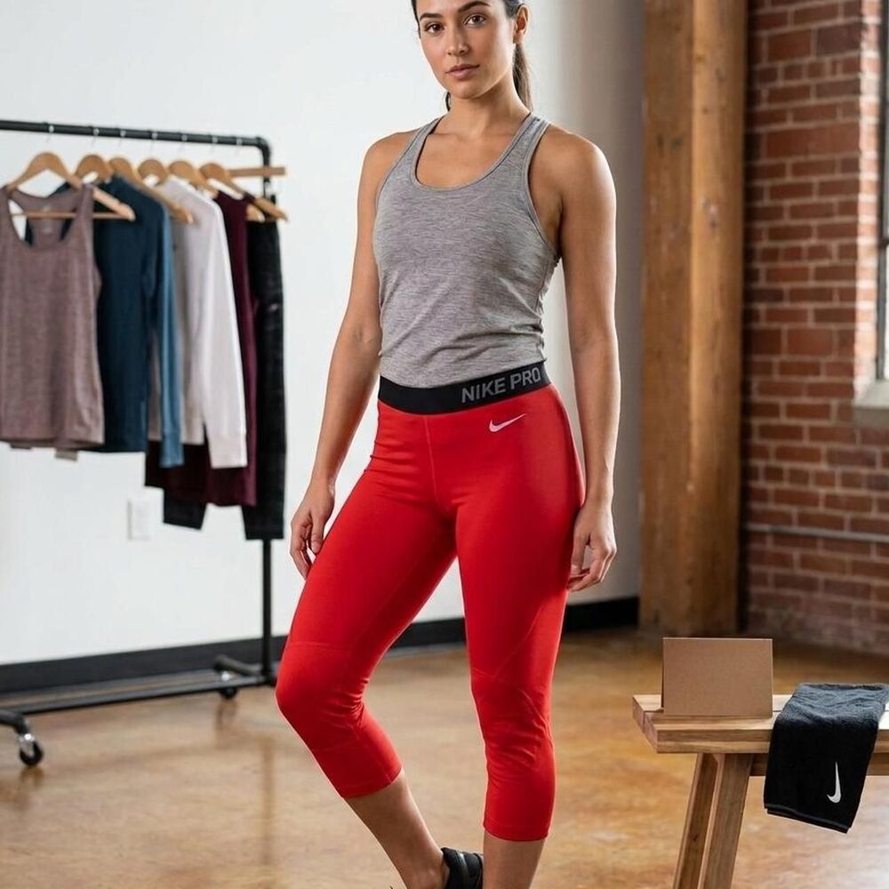 Nike Women's Red Leggings
